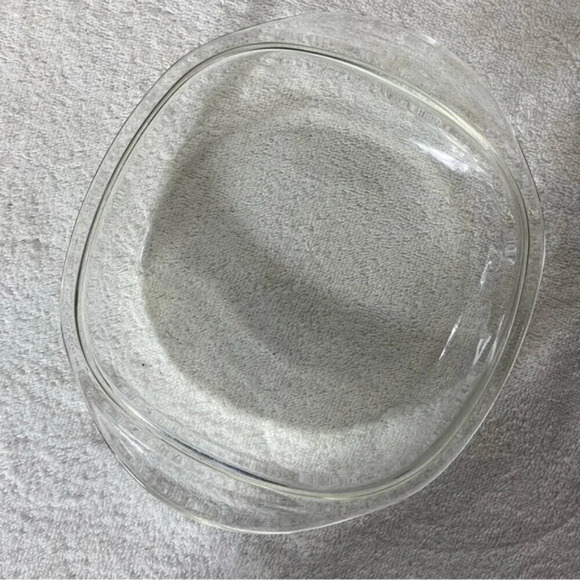 Vintage Dynaware Pyr O Rey Round Casserole With Lid Brown Floral Milk Glass - Picture 4 of 15